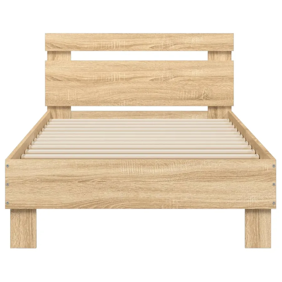 Cadre de lit sans matelas avec lumières LED 90x190 cm - 7
