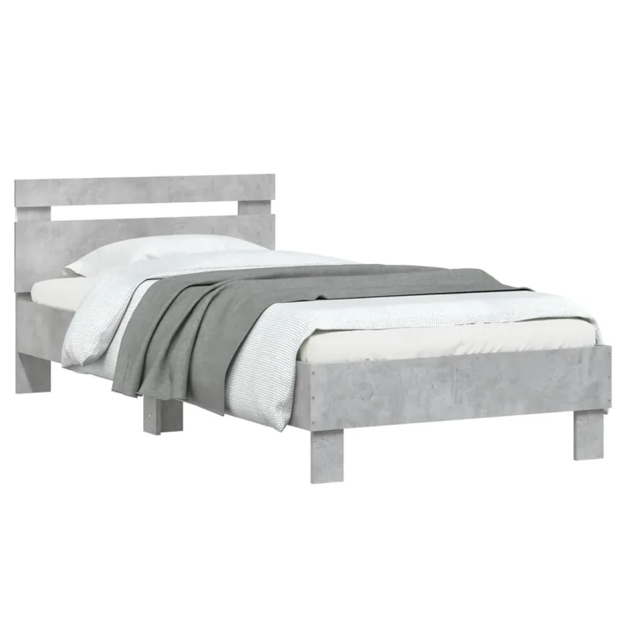 Cadre de lit sans matelas avec lumières LED 90x200 cm - 5