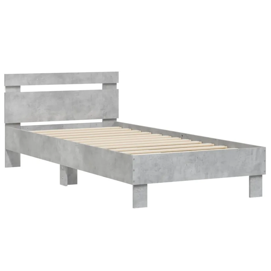 Cadre de lit sans matelas avec lumières LED 90x200 cm - 6