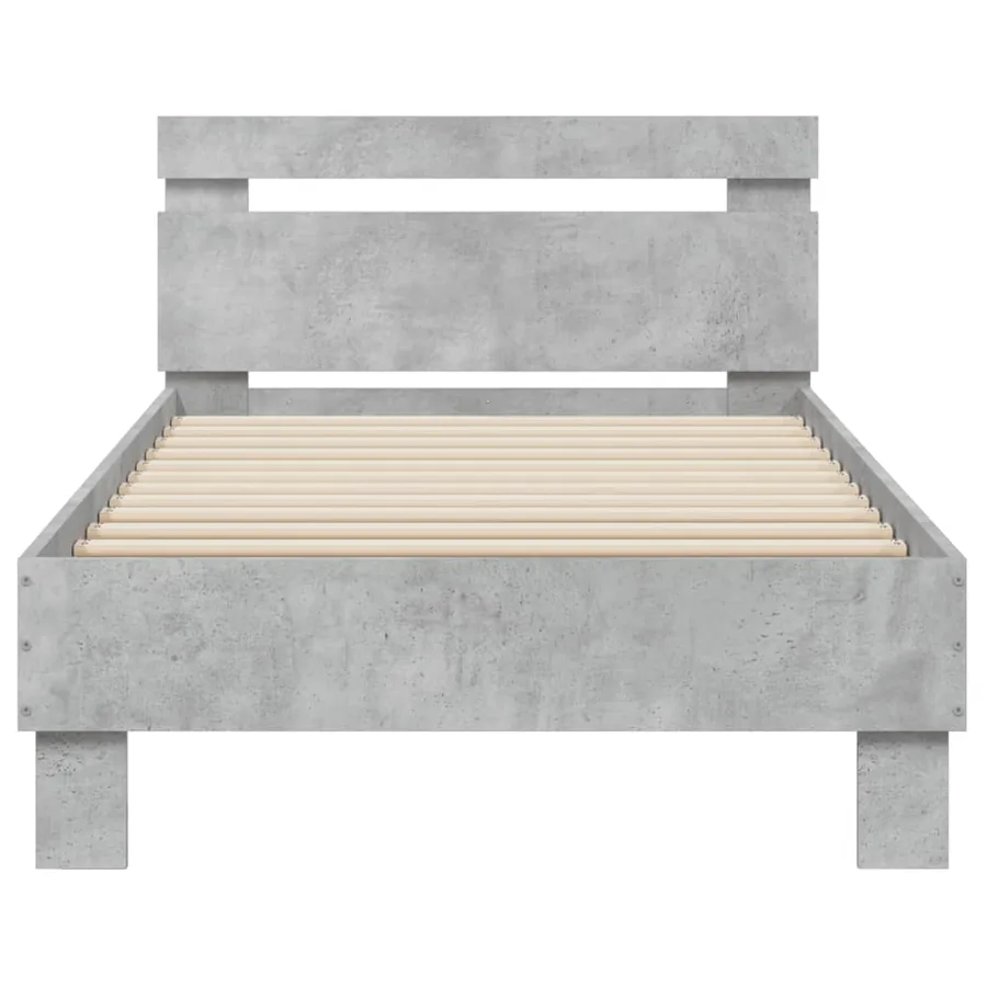 Cadre de lit sans matelas avec lumières LED 90x200 cm - 7