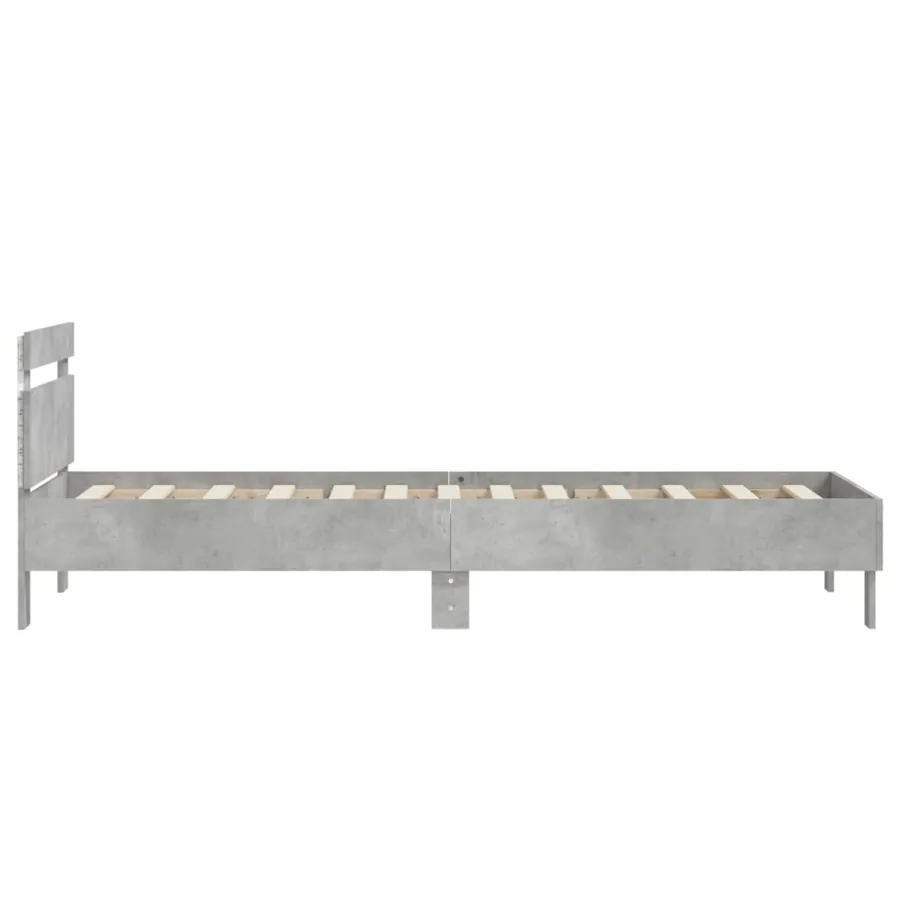 Cadre de lit sans matelas avec lumières LED 90x200 cm - 8