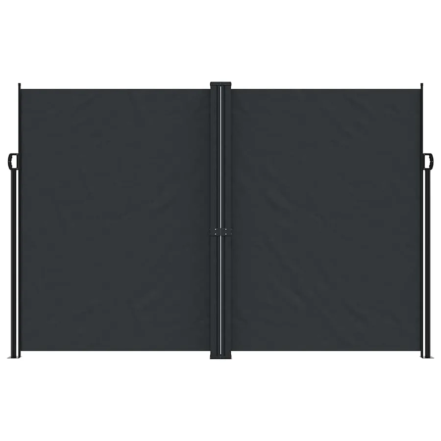 Auvent latéral rétractable Noir 220x1200 cm - 3