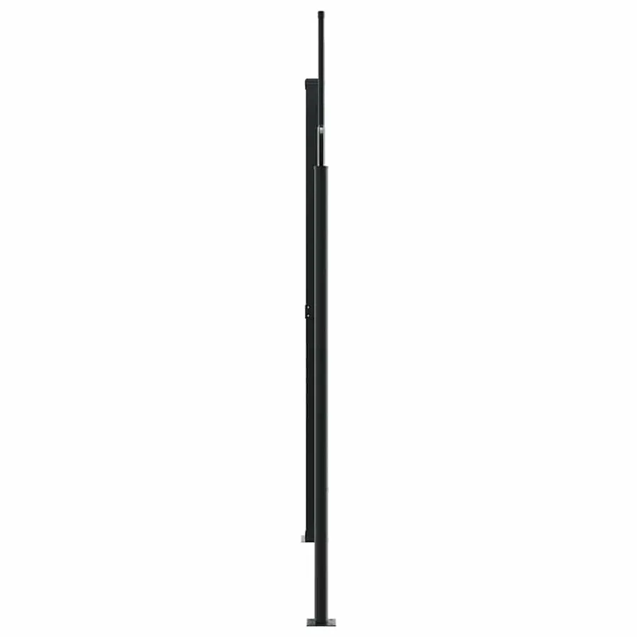Auvent latéral rétractable Noir 220x1200 cm - 4