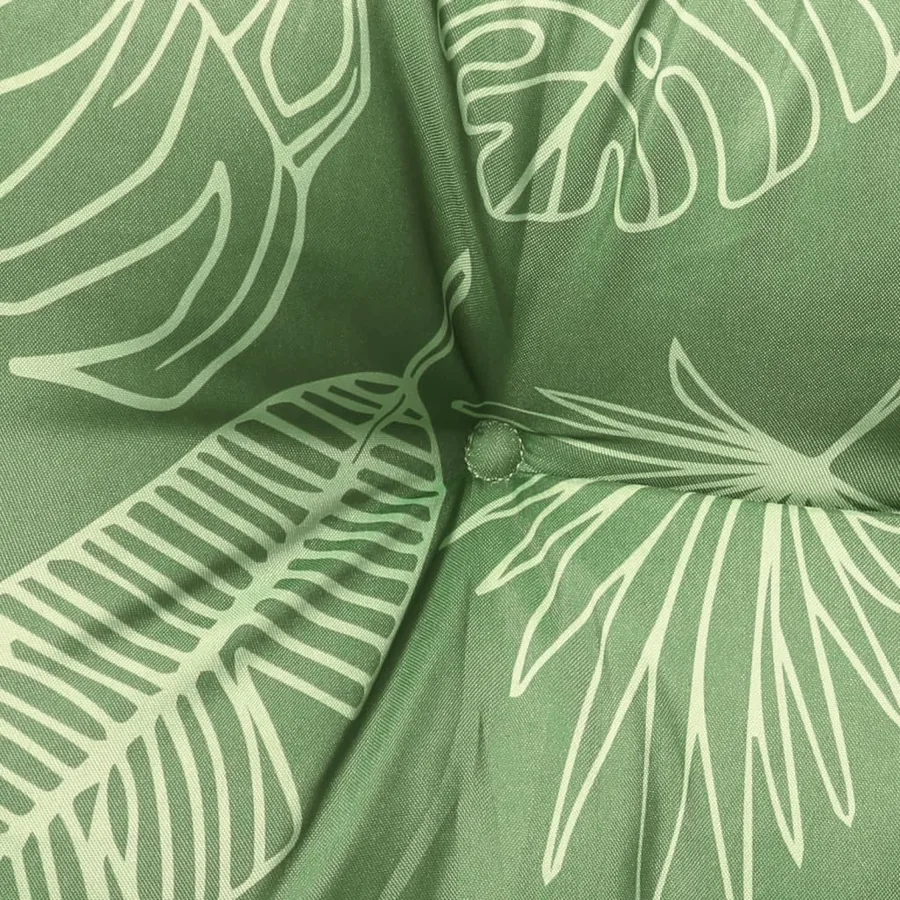 Coussins de chaise à dossier bas lot de 4 modèle de feuille - 8