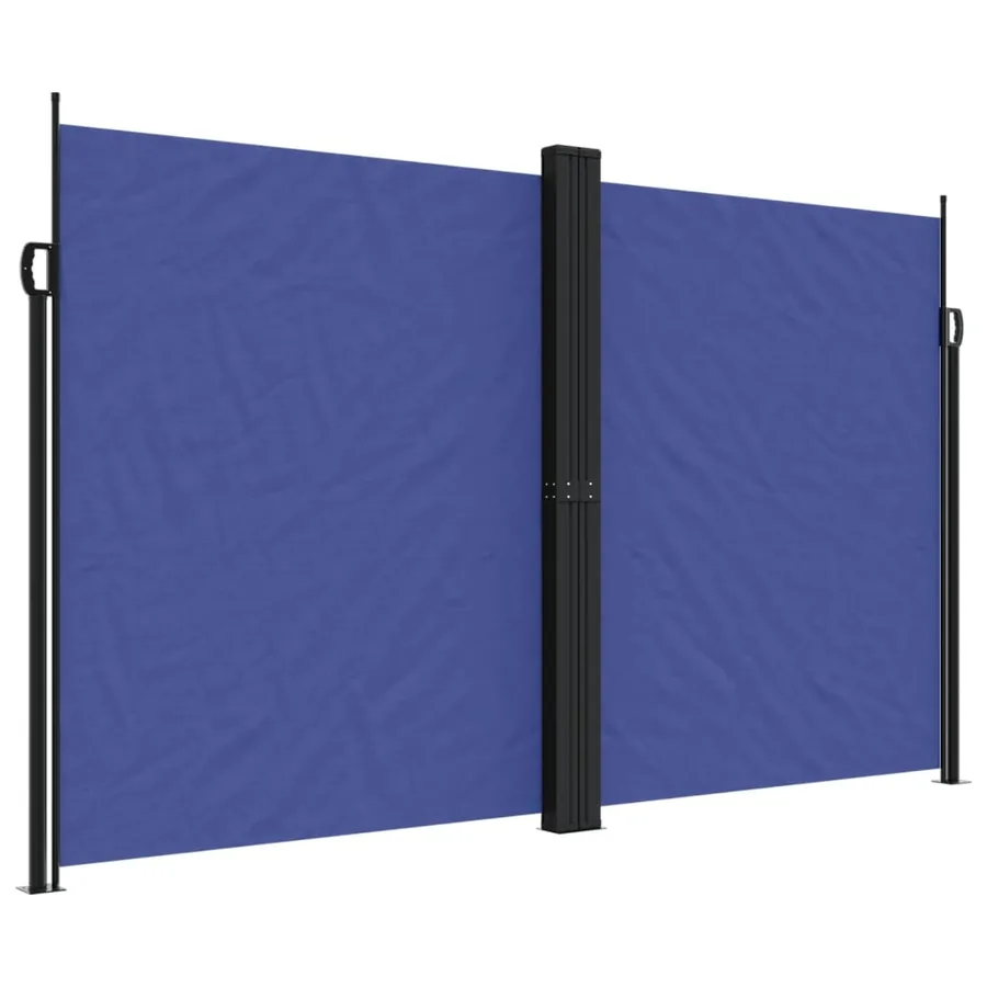 Auvent latéral rétractable bleu 200x1200 cm - 2