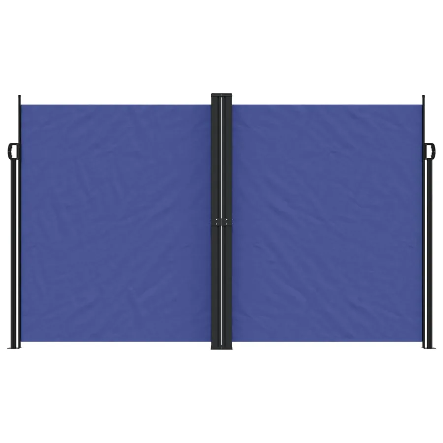 Auvent latéral rétractable bleu 200x1200 cm - 3