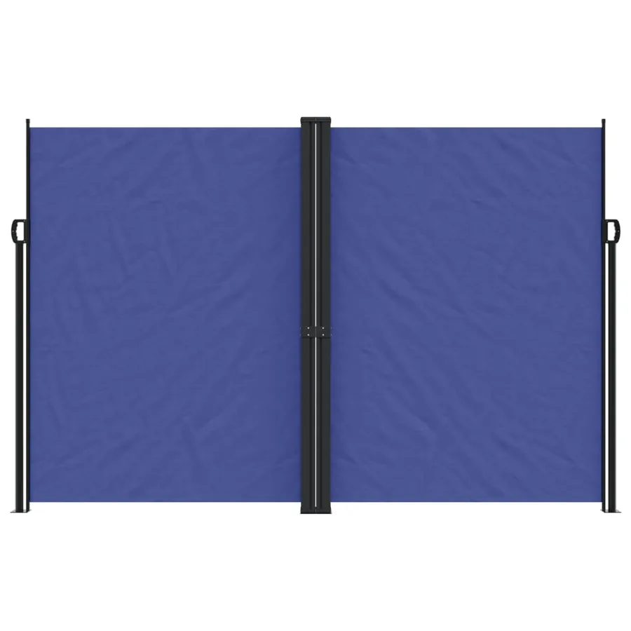 Auvent latéral rétractable bleu 220x1200 cm - 3